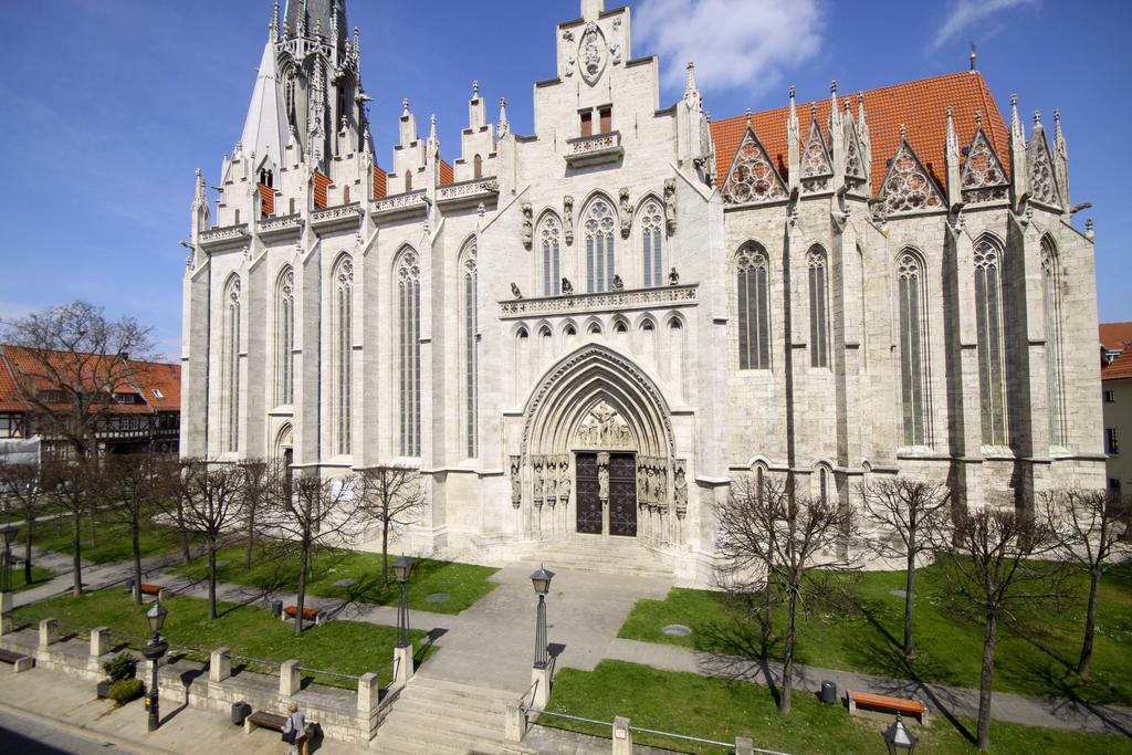 Pension Bei Der Marienkirche Mühlhausen Exteriör bild